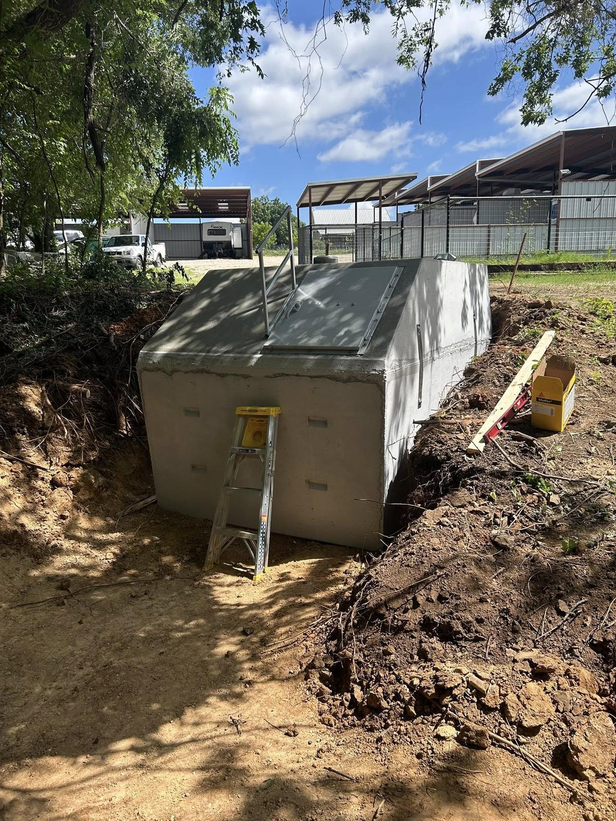 Excavation in progress